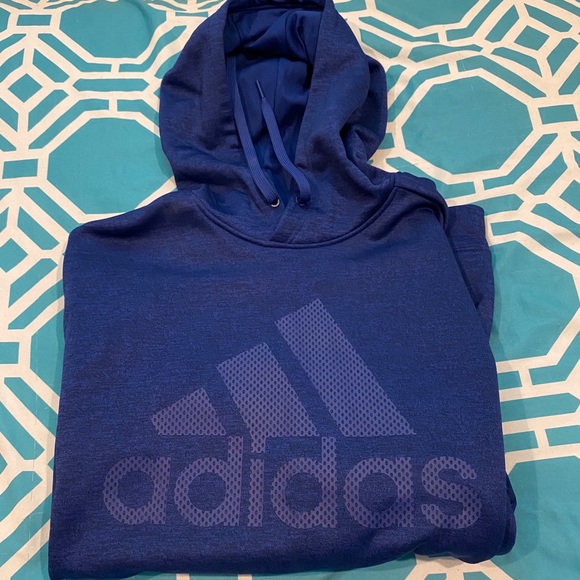Blue Adidas hoodie/sweater - Picture 2 of 3